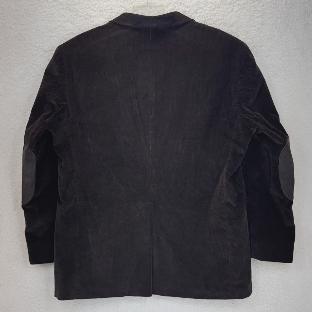 Stafford Men Sze 48R Brown Classic Fit Corduroy Blazer Sport Coat Casual Jacket - Picture 3 of 14